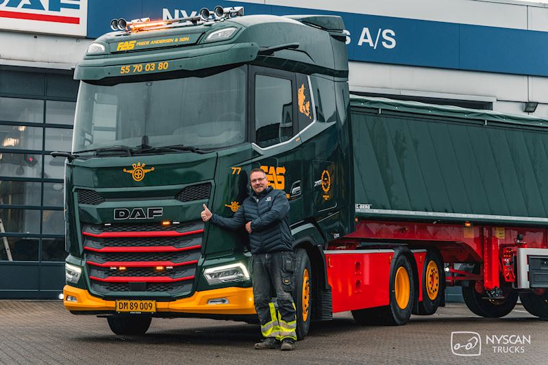 Ny DAF XG 530 FTN til Frede Andersen & Søn A/S