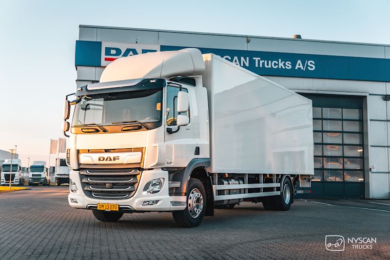 Fabriksny DAF CF 320 Box/lift til H.A. Transport