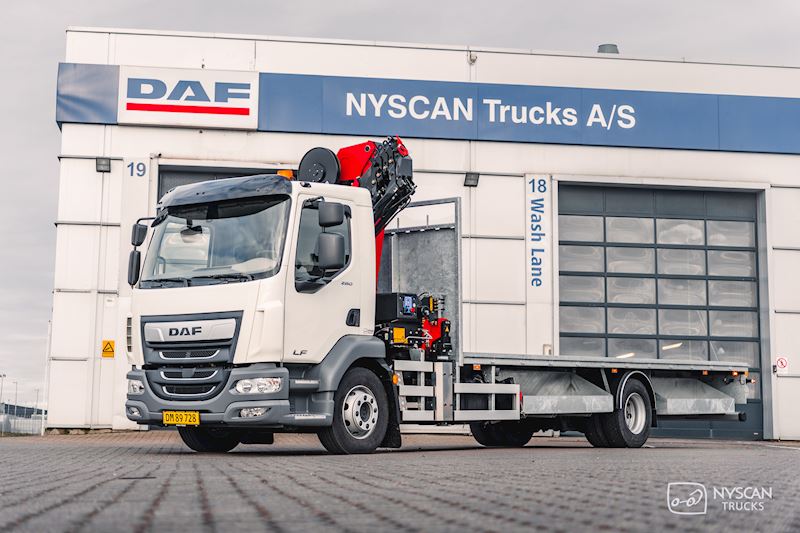 Ny robust DAF LF Stilladslastbil til Bornholm
