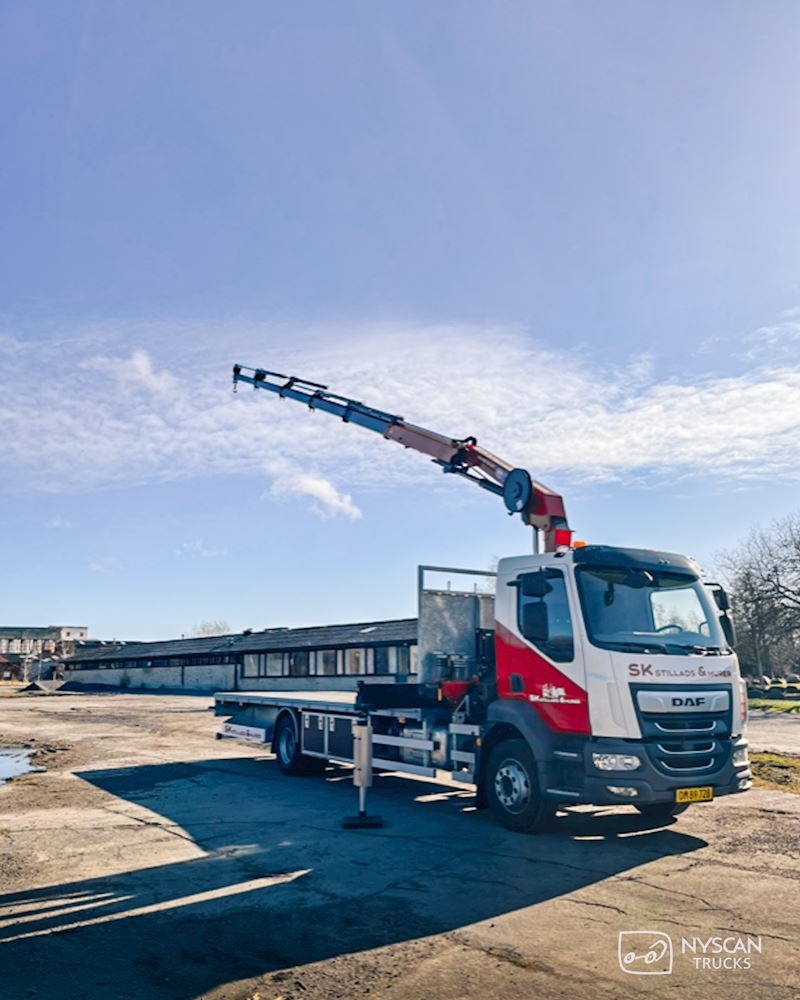 Ny robust DAF LF Stilladslastbil til Bornholm