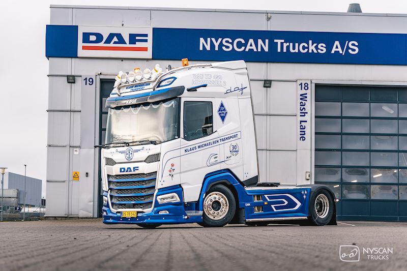 Gejlet DAF XF 450 FT til Klaus Michaelsen 