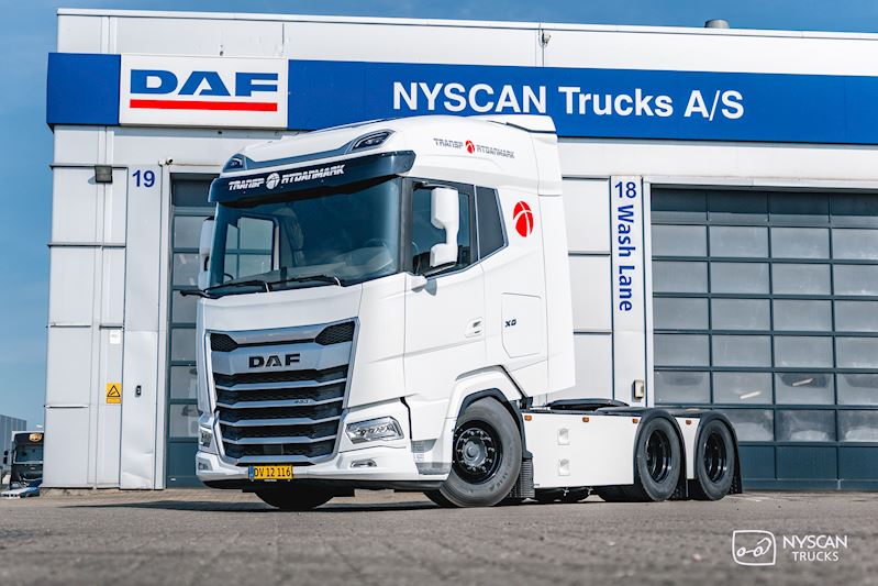 Transport Danmark henter Fabriksny DAF XG 480 FTS