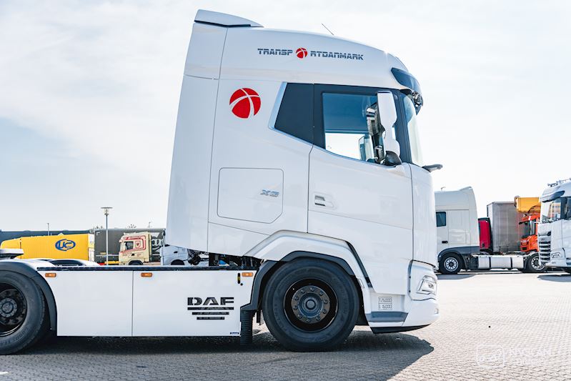 Transport Danmark henter Fabriksny DAF XG 480 FTS