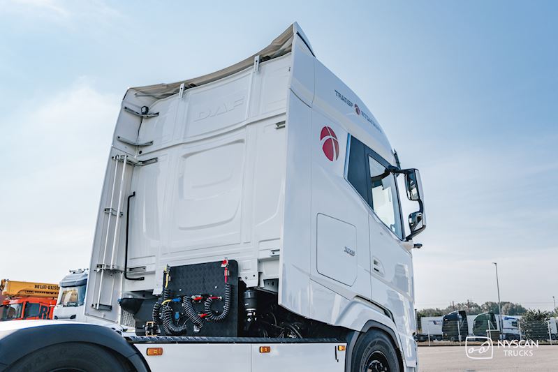 Transport Danmark henter Fabriksny DAF XG 480 FTS