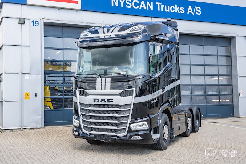 Fabriksny DAF XG 480 FTG  til Dam Logistic.