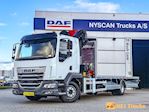DAF XB 260 FA 4x2 m. Fast Lad/Kran (HMF 1620-K5) 16 tons Kran + fast lad