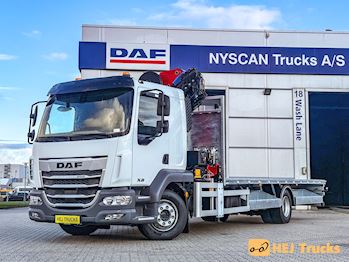 DAF XB 260 4x2 m. Fast Lad/Kran (HMF 1620-K5) 16t